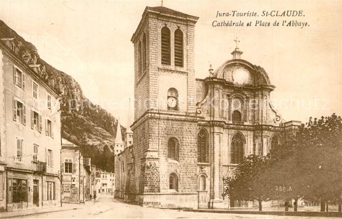 Saint Claude 39 Jura Cathedrale et Place de L_Abbaye