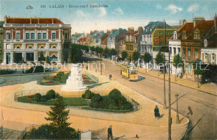 Calais Boulevard Gambetta Strassenbahn