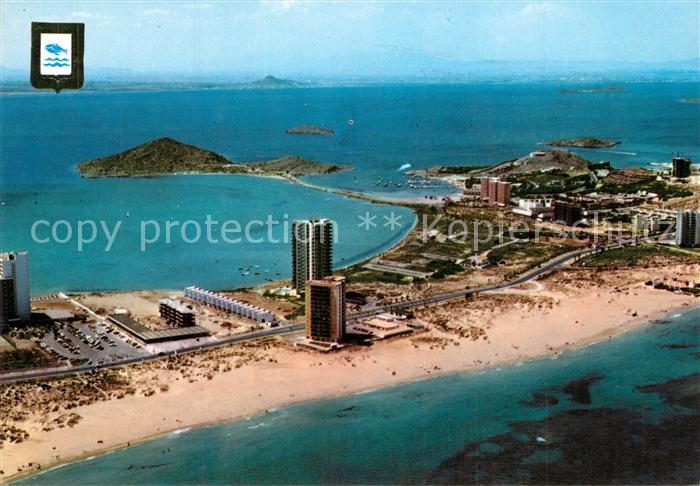 La Manga del Mar Menor Fliegeraufnahme Club-Nautico y Hotel-Cavanna