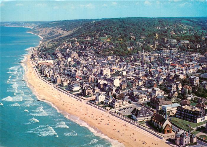 Houlgate Fliegeraufnahme Plage