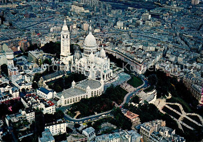 Paris Fliegeraufnahme Sacre Coeur