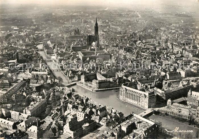 Strasbourg Alsace Fliegeraufnahme