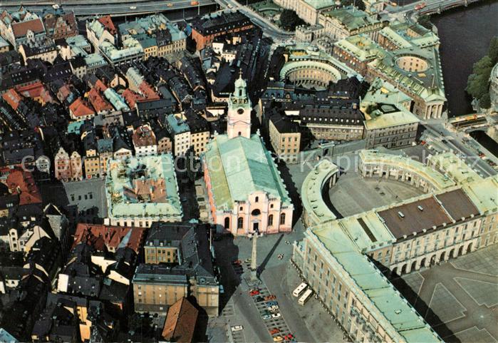 Stockholm Fliegeraufnahme Schloss Regierungsgeb?ude