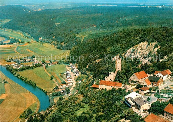 Essing Fliegeraufnahme Gasthaus Pension Ritterschenke
