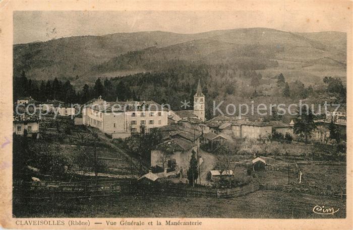 Claveisolles Vue generale et la Manecanterie
