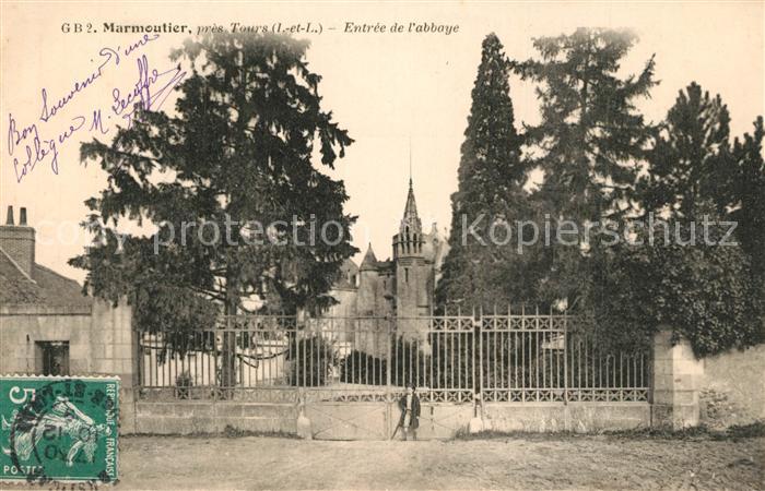 Marmoutier Indre-et-Loire Entree de l'abbaye