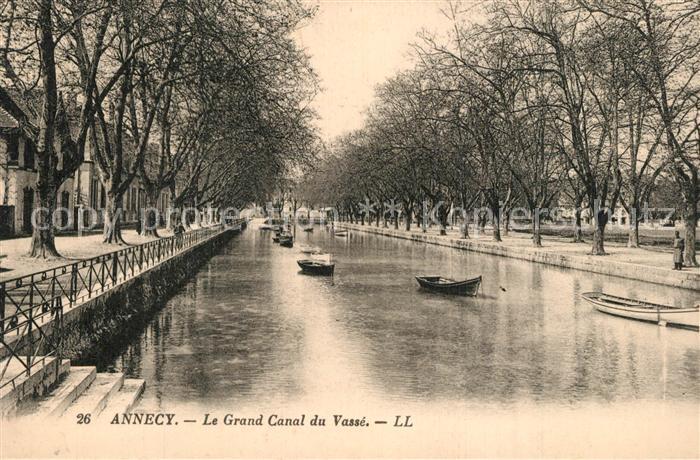 Annecy Haute-Savoie Le Grand Canal du Vasse