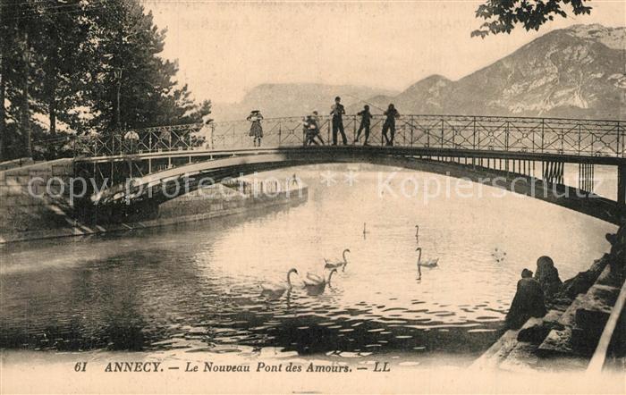 Annecy Haute-Savoie Le Nouveau Pont des Amours