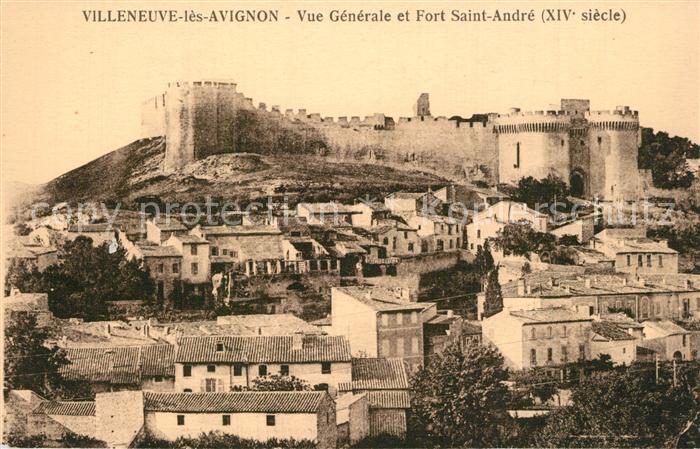 Villeneuve-les-Avignon Vue generale et Fort Saint Andre
