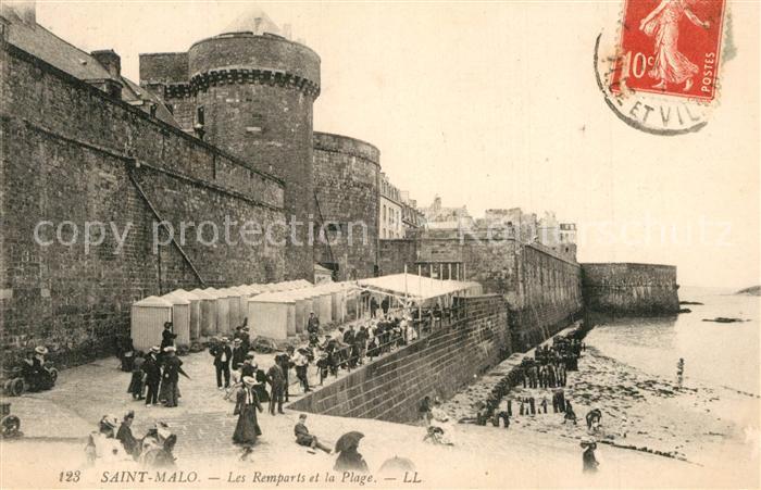 Saint-Malo 35 Les Remparts et la Plage