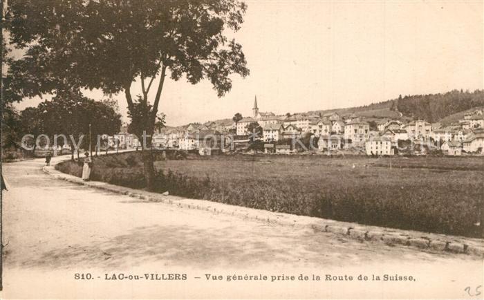 Lac ou Villers Vue generale prise de la Route de la Suisse