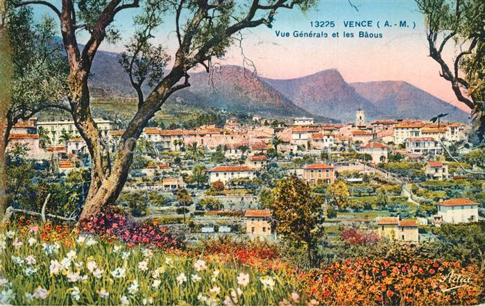 Vence-la-Jolie Vue generale et les Baous