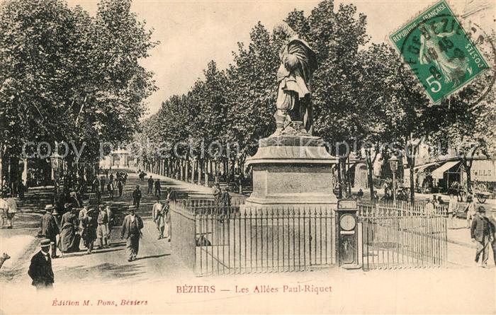 Beziers Les Allees Paul Riquet