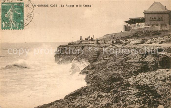 La Falaise et le Casino La Grande Cote