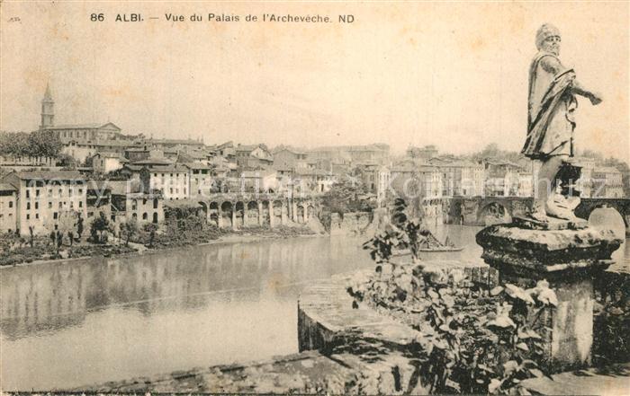 Albi Tarn Vue du Palais de l'Archeveche