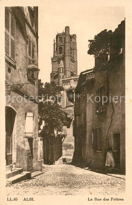 Albi Tarn La Rue des Pretres