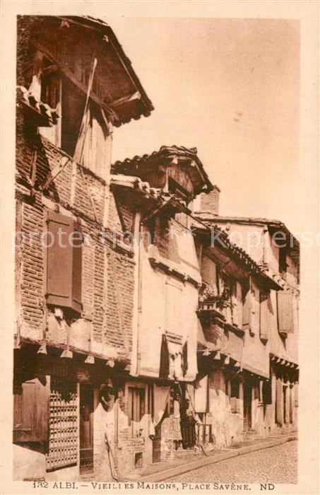 Albi Tarn Vieilles Maisons Place Savene ND