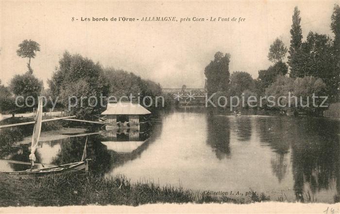 Allemagne-en-Provence Les bords de l’Orne Le Pont de fer