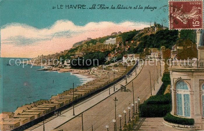 Le Havre La Heve la falaise et la plage
