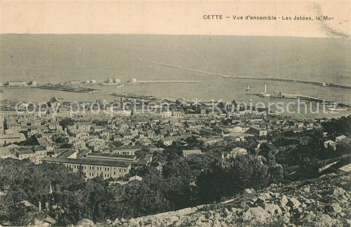 Cette Sete Vue d’ensemble Les Jetees la Mer