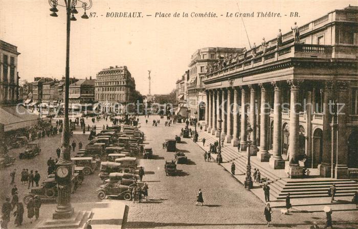 Bordeaux Place de la Comedie Le Grand Theatre