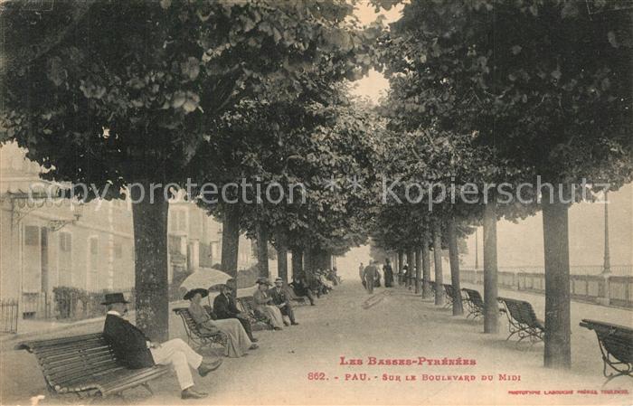 Pau 64 Sur le Boulevard du Midi