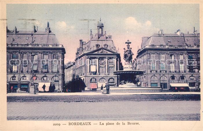 Bordeaux La place de la Bourse