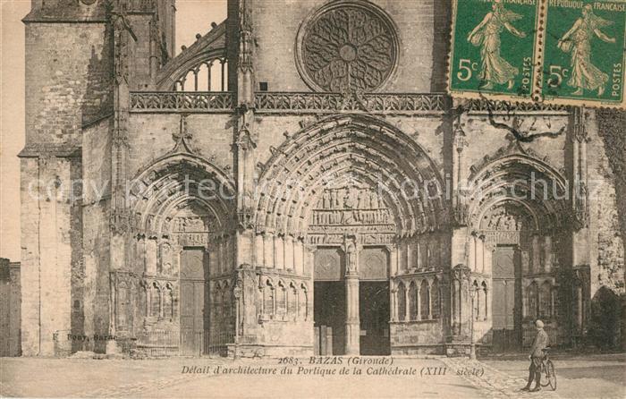 Bazas Detail d’architecture du Portique de la Cathedrale