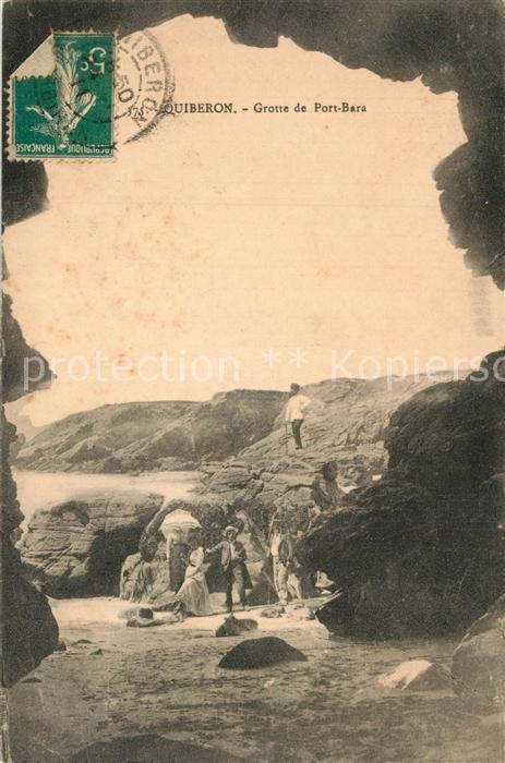 Quiberon Morbihan Grotte de Port Bara