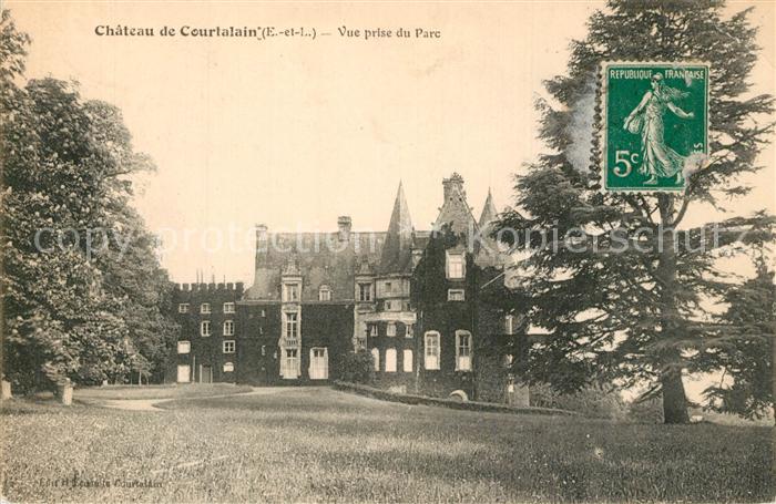 Courtalain Chateau de Courtalain Vue prise du Parc