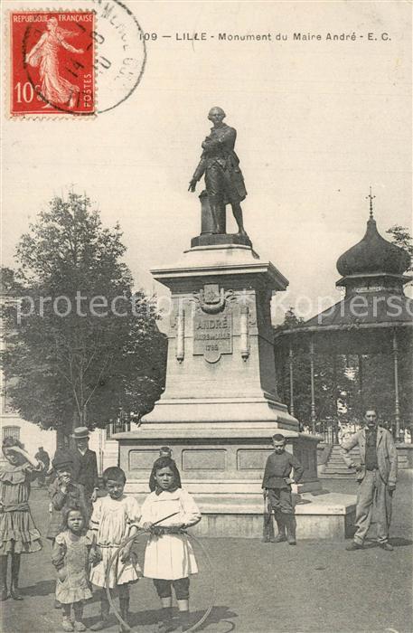 Lille Nord Monument du Maire Andre