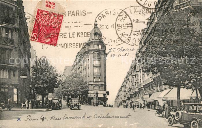 Paris Rues Lamarck et Caulaincourt