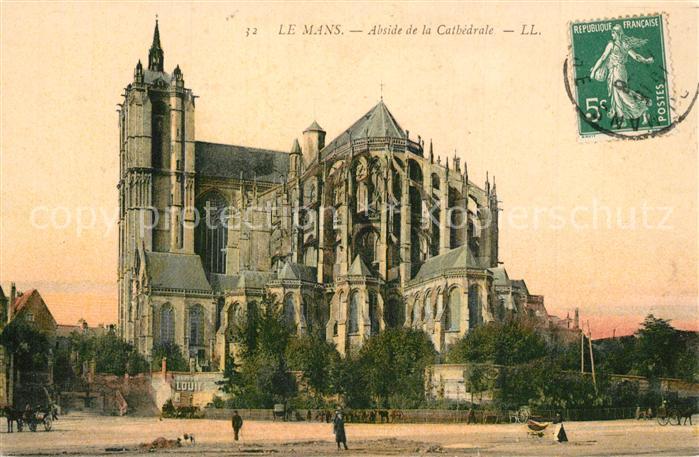 Le Mans Sarthe Abside de la Cathedrale