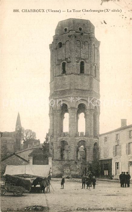 Charroux Vienne La Tour Charlemagne