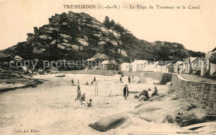 Trebeurden La Plage de Tresmeur et le Castel