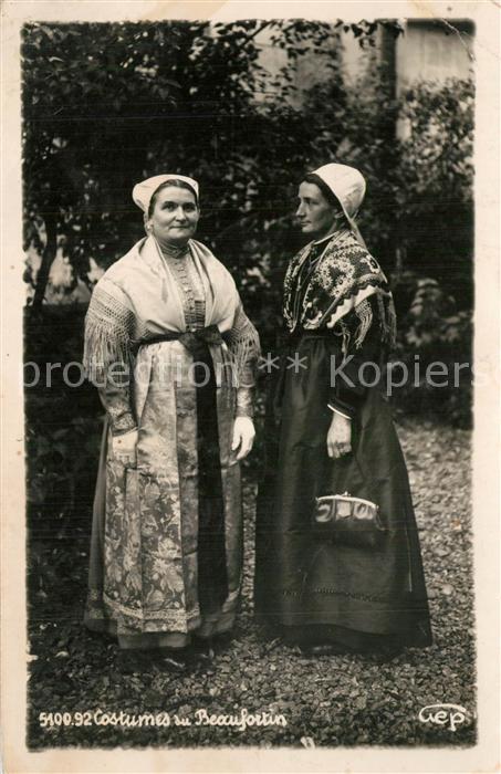 Beaufort Savoie Costumes Trachten