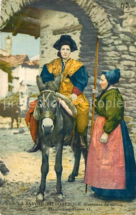 Beaufort sur Doron Costumes de Savoie Trachten