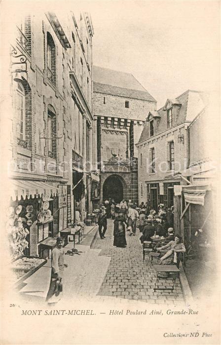Mont-Saint-Michel Hôtel Poulard Ainé Grande Rue