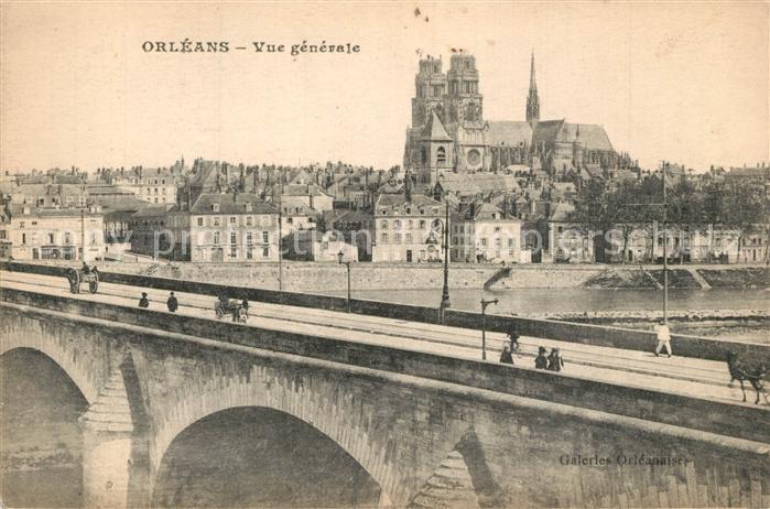 Orleans Loiret Pont de la Loire Cathedrale