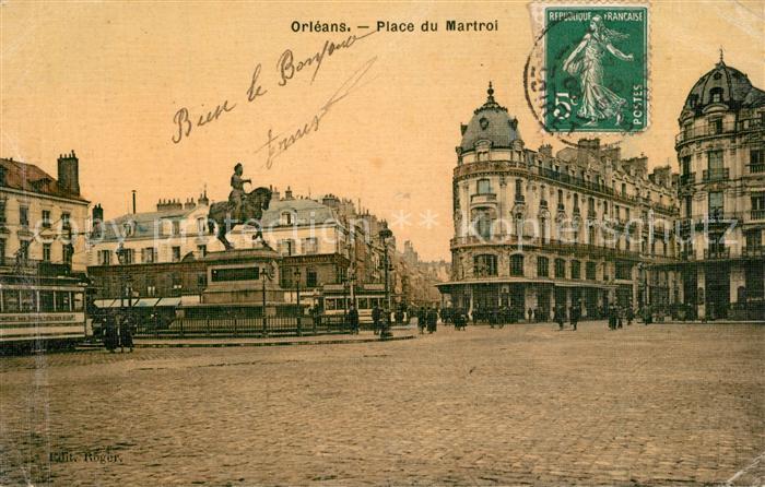Orleans Loiret Place du Martroi Monument