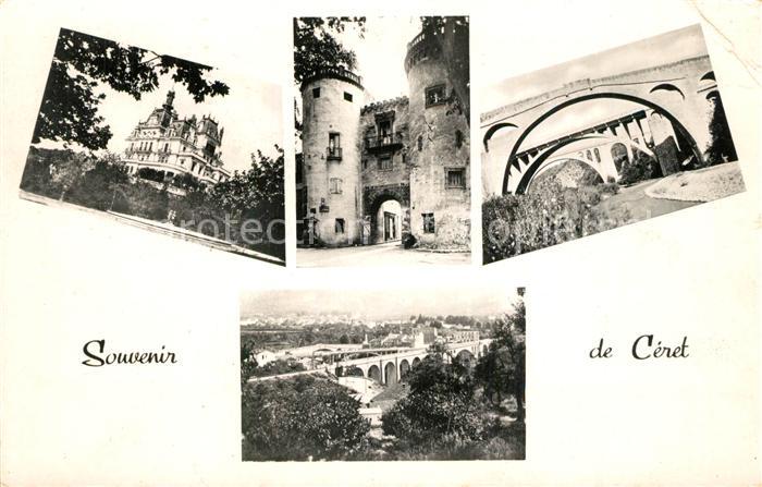 Ceret Chateau Bardou Job Porte fortifiée Trois Ponts