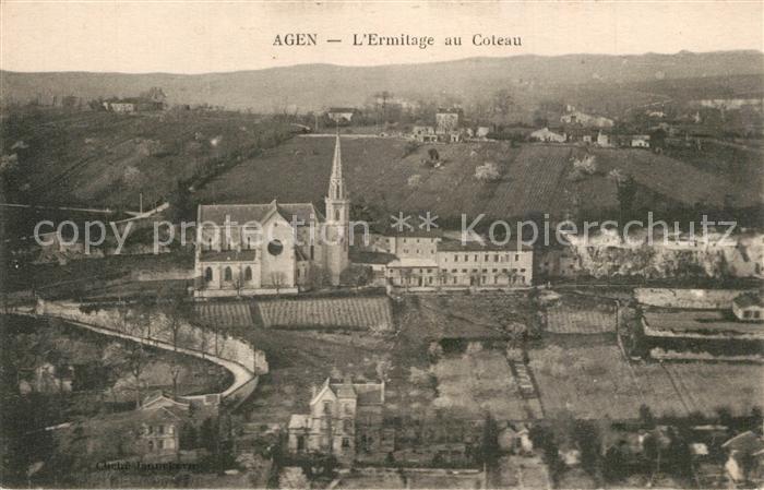 Agen Lot et Garonne Ermitage au Coteau vue aérienne Aux Martyrs Agenais