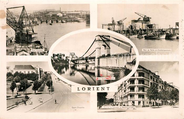 Lorient Morbihan Bretagne Pont Gueydon Cours Chazelles Pont Saint Christophe Por