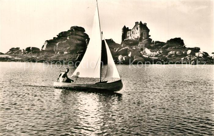 Tregastel Chateau de Costaeres Ecrivain Henri Sienkiewicz Quo Vadis Passe de Plo