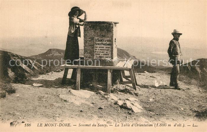 Le Mont-Dore Puy de Dome Sommet du Sancy Table d_Orientation