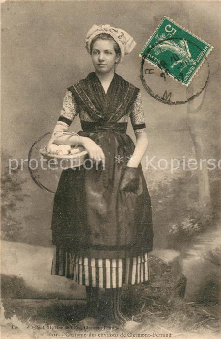 Clermont-Ferrand Costume des environs de la ville Tracht