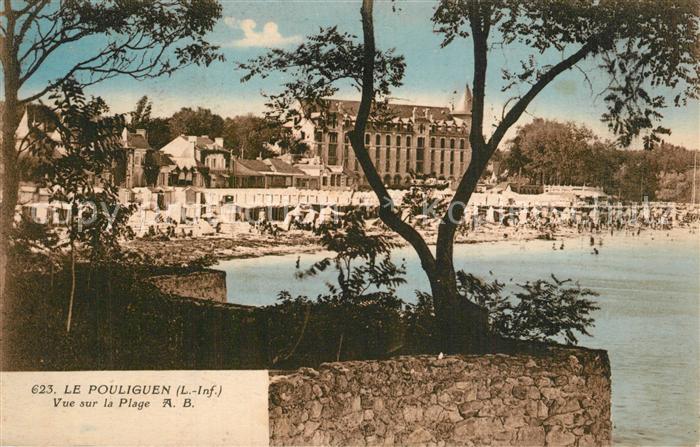 Le Pouliguen Vue sur la plage