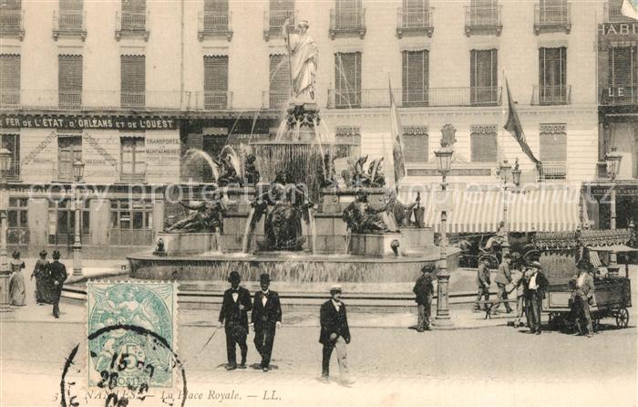 Nantes Loire Atlantique Place Royale Fontaine