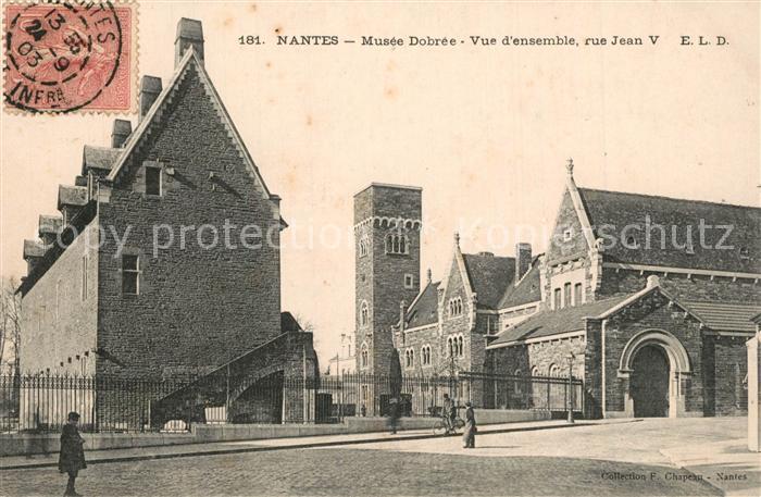 Nantes Loire Atlantique Musee Dobrée Rue Jean V