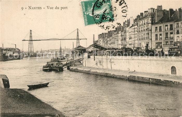Nantes Loire Atlantique Vue du port Pont Transbordeur